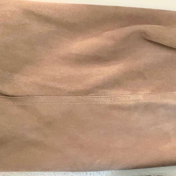 Vintage Armani Collezioni Vera Pelle/Suede Cropped Rushed Top/Jacket - Picture 11 of 12